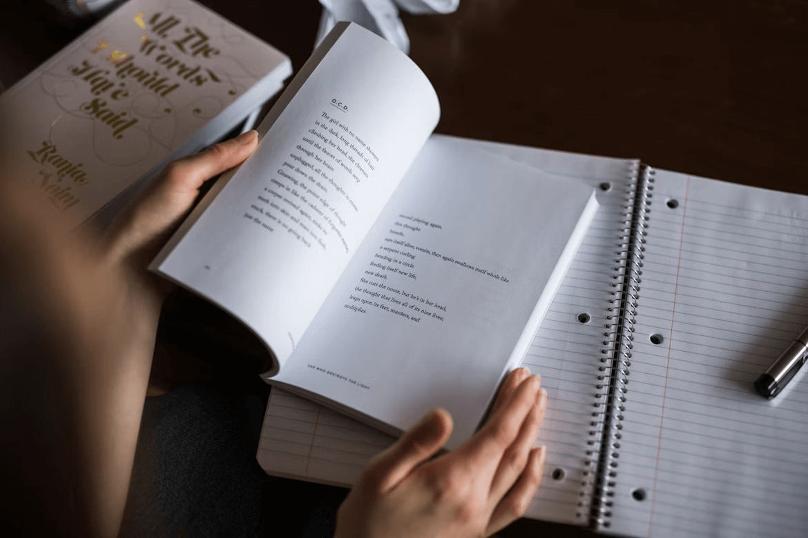 the process of proofreading a manuscript