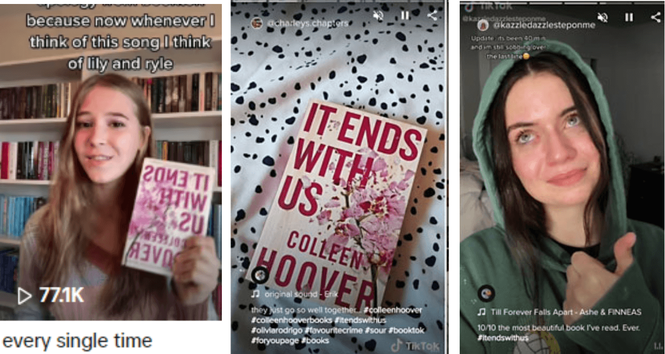 booktok to boost book sales